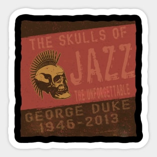 George Duke 1946 2013 Jazz Music D23 Sticker